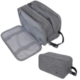 PAVILIA Toiletry Bag for Men, Travel Toiletries Bag | Waterresistant Dopp Kit, Shaving Pouch Organizer for Accessories, Cosmeti