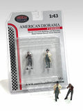 Race Day (Set of 2) Diecast Figures for 1/43 Scale Models by American Diorama AD38361 Set 3
