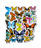 28 Pcs Butterfly Scrapbook Stickers For Journals Diy Page Decoration (A4 Size)