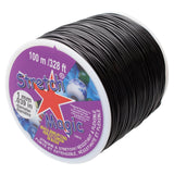 Stretch Magic Bead & Jewelry Cord Strong & Stretchy, Easy to Knot Black Color 1mm Diameter 100Meter (328 ft) Spool El