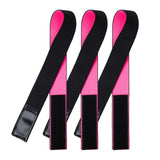 3Pcs Elastic Bands for Wigs: Lace Melting Front Wig Grip, Baby Hair Control, and Edge Laying Headband, Pink + Black, Wig Accesso