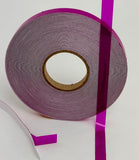 Transparent Vinyl Tape with Self-Adhesive. (1/4 inch x 50 ft, Purple)