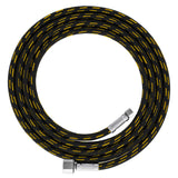 Master Airbrush Premium 6 Foot Nylon Braided Airbrush Hose with Standard 1/8 Size Fitting on One End and a 1/4 Size Fitting on