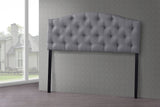 Baxton Studio Myra Headboard, Queen, Grey