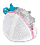 Whitmor Mesh Bra Wash Bag White
