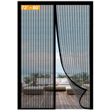 LIAMST Magnetic Screen Door - Self Sealing, Heavy Duty, Hands Free Mesh Partition - Pet and Kid Friendly, Magnetic Screen Door f