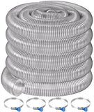 4 x 50' PVC Dust Collection Hose,4 Inch Dust Collector Vacuum Hose for Woodworking Dust Collection Systems,PVC Dust Collection T