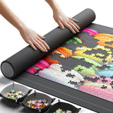 The Original Newverest Jigsaw Puzzle Mat Roll Up, Saver Pad 46x 26Portable Keeper Up to 1500 Pieces with Non-Slip Rubber
