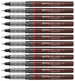 rOtring Tikky Graphic Fineliner Pen, Black Ink, 0.3 mm (1904753), Box of 12
