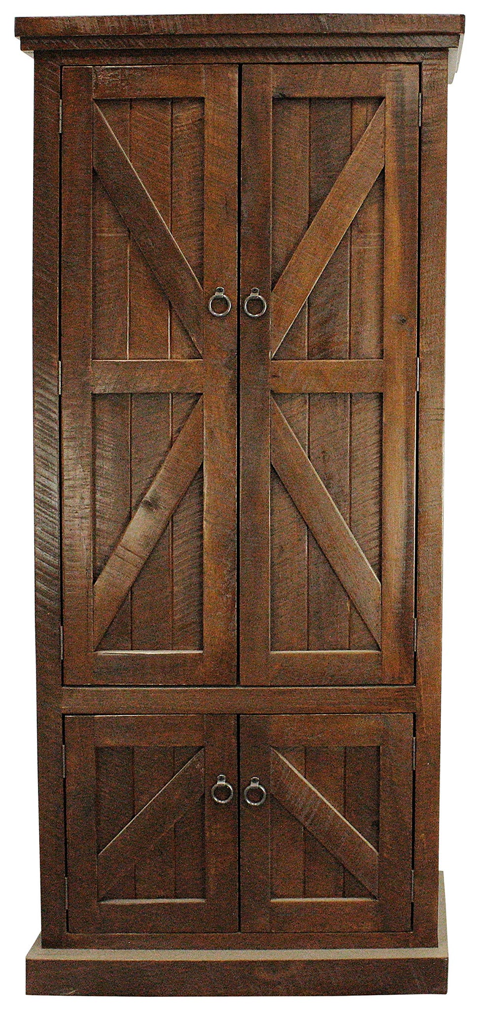 American Heartland Mfg. Rustic Double Door Pantry, Havana Gold
