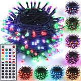 Joomer Color Changing Christmas Lights, 66FT 200 LED RGB Xmas Tree Lights with Remote Outdoor Christmas Lights Mini Christmas Tr