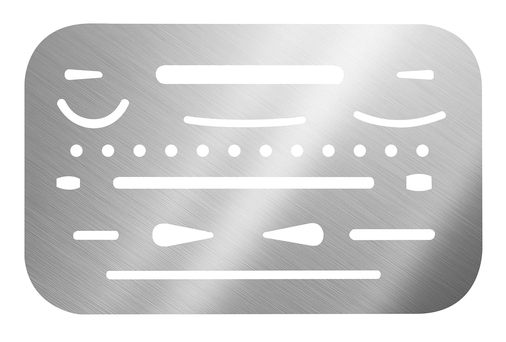 Alvin, 3298, Stainless Steel Erasing Shield, .005 Flexible Stainless Steel