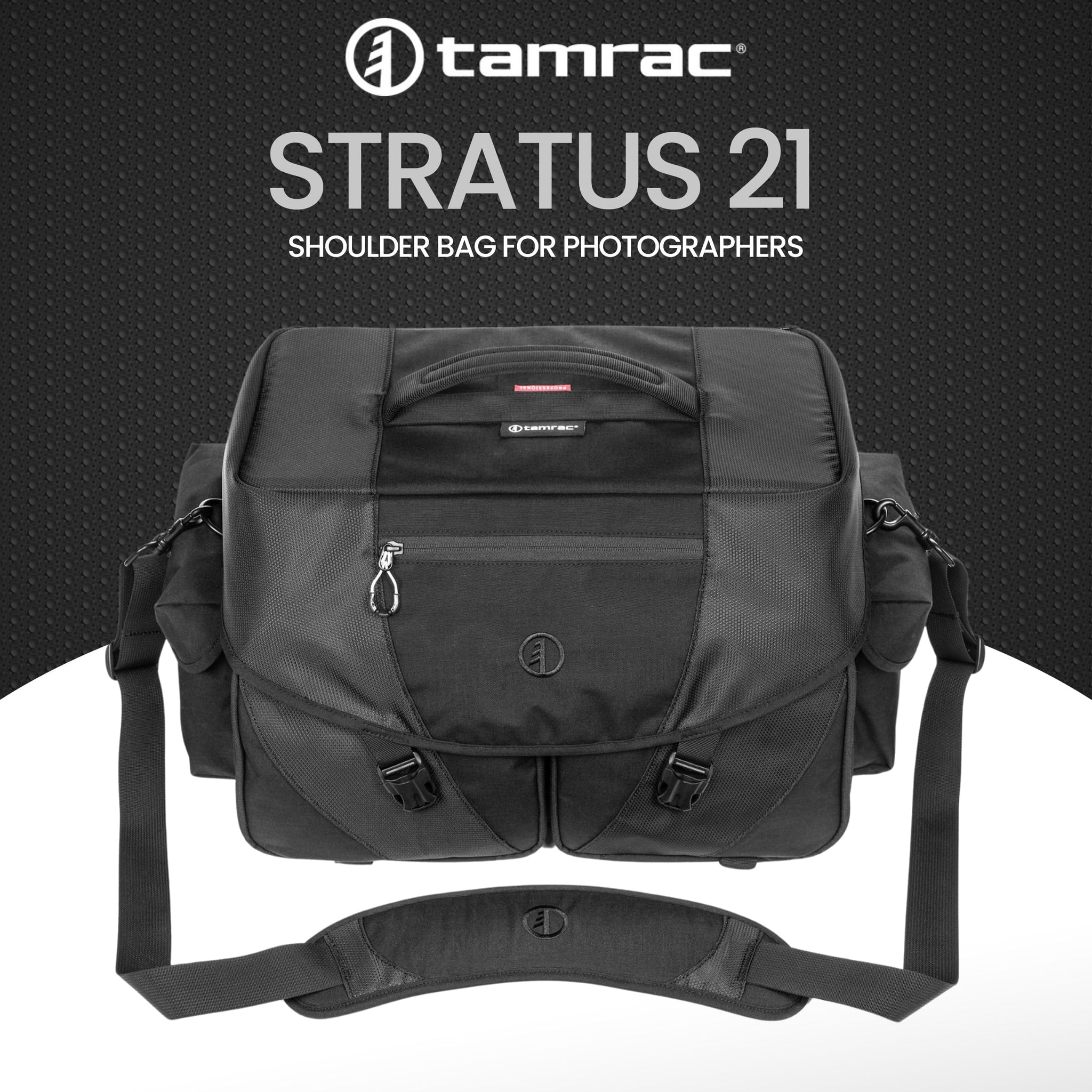 Tamrac Stratus 21 Camera Bag for Photographers, Camera Case for Photography Accessories, Shoulder Bag for DSLR and Mirrorless Ca
