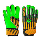 Vizari Saturn F.P. Goalkeeper Gloves W/ Finger Support – Green/Orange