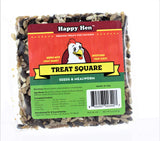 Happy Hen (Case of 6) Treats 6-Ounce. Square-Mealworm and Seed, 4.25 x 4.25 x 1.25 Inches