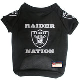 Pets First OAK-4000-XL Raiders Raglan Jersey, Multicolor, One Size
