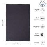 Encasa Homes Anti-Odour Waffle Kitchen Dish Towels, 28x18 (4 Pc Set) Highly Absorbent, Tea Towels for Cleaning & Quick Drying, C