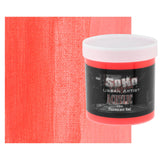Soho Urban Artist Heavy Body Acrylic Paint - 500 ml Jar - Fluorescent Red - Thick, Rich Color, Excellent Coverage, Professional 