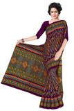 Tamaira Fashion Womens Plain Weave Pure Cotton Saree Without Blouse Piece(1891_Magenta)
