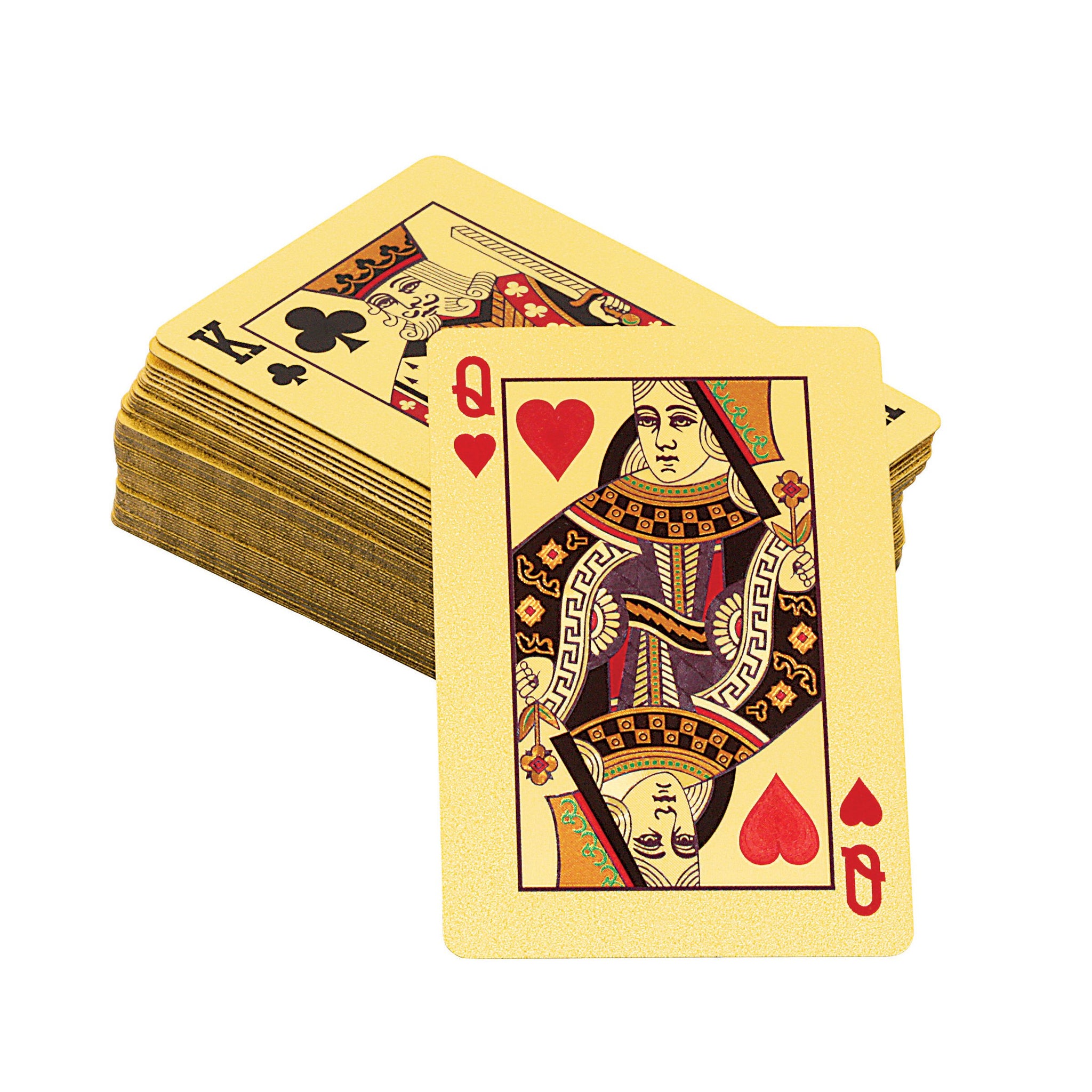 American Coin Treasures Ben Franklin 24 Kt Gold Foil Playing Cards
