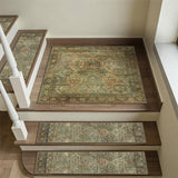 sarben Non Slip Stair Treads for Wooden Steps 1PCS - 30x30 Indoor Safety Carpet, Edging Mats with TPE Adhesive Backing, Pet and 