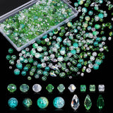 1000pcs Glass Beads for Jewelry Making Colorful Rainbow Craft Crystal Beads with Loose Beads Sparkly Beads for DIY Necklace Brac