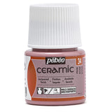 Pebeo Ceramic, Enamel Effect Paint - High Gloss Paints, Opaque, Oil-Based Color, 45 ml Bottle, Pink, 025-034