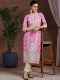 Libas Women'S Crepe Regular Kurta (29262_Pink Pink S
