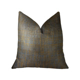 Plutus Brands Clonamore Throw Pillow, 24 X 24, Blue/Brown