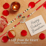 Store Indya Premium Rakhi Set Of 2 A Protective And Stylish Symbol Of Love And Blessings For Brothers And Sisters,Nylon,Multicolor