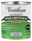 Varathane 242183H Classic Clear Oil Based Outdoor Spar 275 Voc Urethane, Quart, Satin Finish