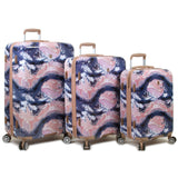 Rolite Marble Hardside Spinner Luggage, 3Piece Set