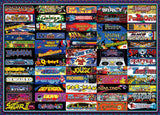 Arcadeageddon! Retro Arcade Game Collage Puzzle for Adults and Kids | Difficult 1000 Piece Jigsaw Puzzle, '80s Toys & Games | In