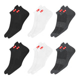 Kopnhagn Sports Socks Men Ankle Socks For Gym Running, Pack Of 6 (Free Size, MultiColoured)