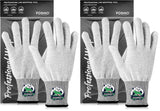 FOSHIO Grey Vinyl Wrap Gloves, Professional Carbon Fiber Anti-Static Tint Gloves, Dust-Free Wrap Glove for Wrapping Vinyl, Machi