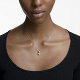 Swarovski Women'S Solitaire Rhodium-Plated-Silver Jewelry Collection, Clear Crystals