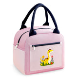 BJDAMAI Dinosaur Bento Bag, Thermal Insulated Cooler Lunch Bento Tote Bag, Gifts For Teens Girls Kids Women, Work Travel Office 