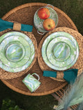 Golden Rabbit Enamelware Mixing Bowls Set of 3 (Modern Monet)