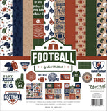 Echo Park Paper Company Football Collection Kit Paper 12-x-12-Inch