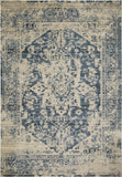 Kas Rugs Heritage Ivory/Blue Traditions 3'3 X 4'11 Plush Accent Rug