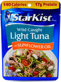Starkist Chunk Light Tuna In Sunflower Oil, 2.6-Ounce Pouch (Pack of 12)