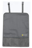 TIKE SMART Luxury Clean-Edge Kick Mat w/Mesh Pocket - Seat Back Protector and Seat Cover with Invisible Strap and Stiff Edging -