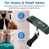 Etekcity Luggage Scale, Digital Weight Scales for Travel Accessories Essentials Suitcases , Portable Handheld Scale with Tempera
