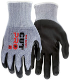 MCR Safety 92715NFS Cut Pro 15 Gauge HyperMax Work Glove, Cut Protection Glove, Foam Nitrile Coated Palm & Fingertips, Thumb Cro
