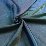 Two Tone Iridescent Fabric Metallic Thread Color Changing for Sewing Costume Gown (Blue Fuchsia Blending) 60 Inches Wide, 4 Yard
