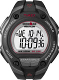 Timex Mens T5K417 Ironman Classic 30 Oversized Black/Gray/Red Resin Strap Watch