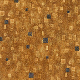 Kaufman Gustav Klimt Squares Gold Metallic, Fabric by the Yard