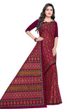 Tamaira Fashion Womens Plain Weave Pure Cotton Saree Without Blouse Piece(11027_Magenta)