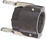 Banjo 150D Polypropylene Cam & Groove Fitting, 11/2 Female Coupler x NPT Female