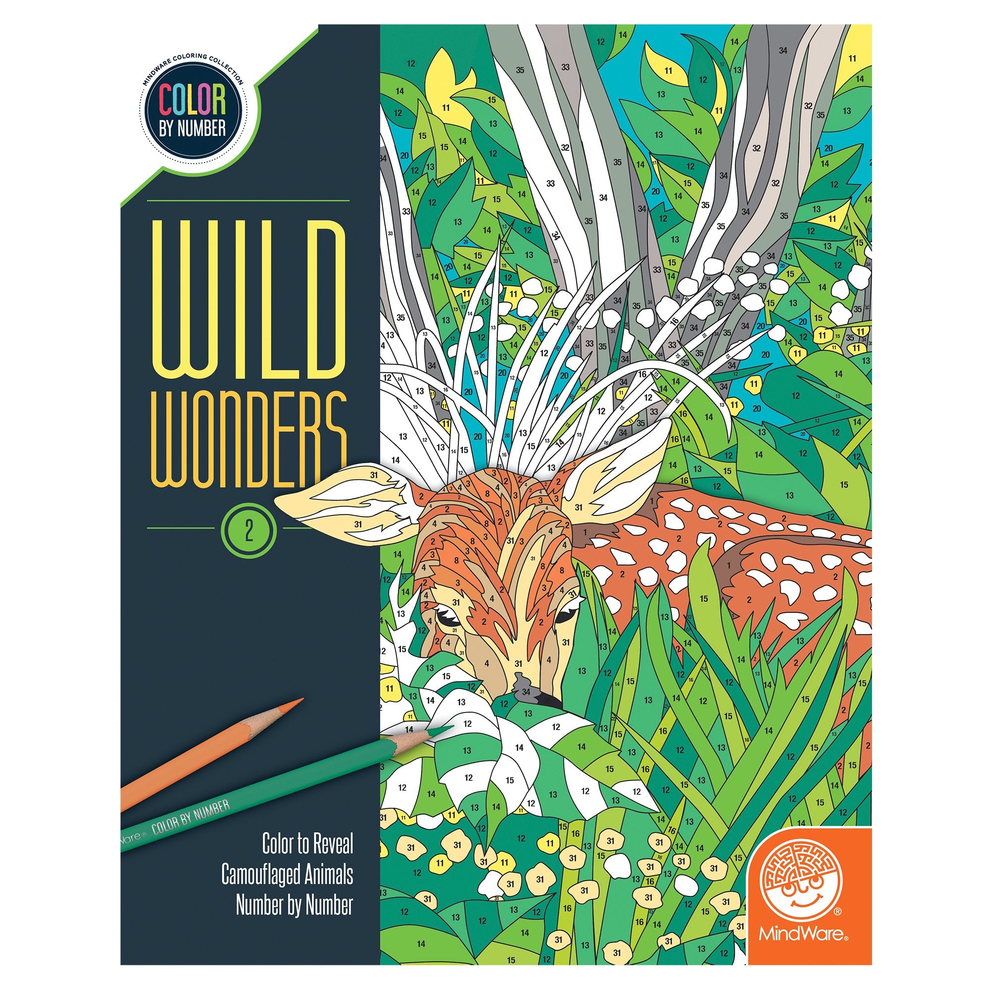 Color by Number Wild Wonders (Book 2)